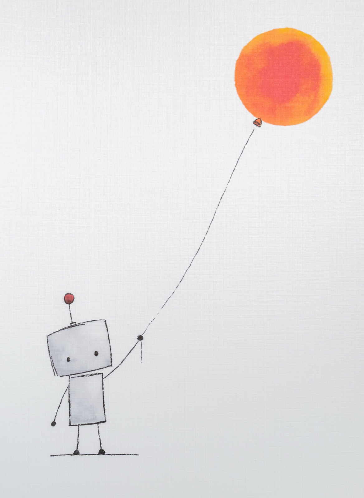 장면 002, 그림: 작은 주황색 풍선을 든 러비